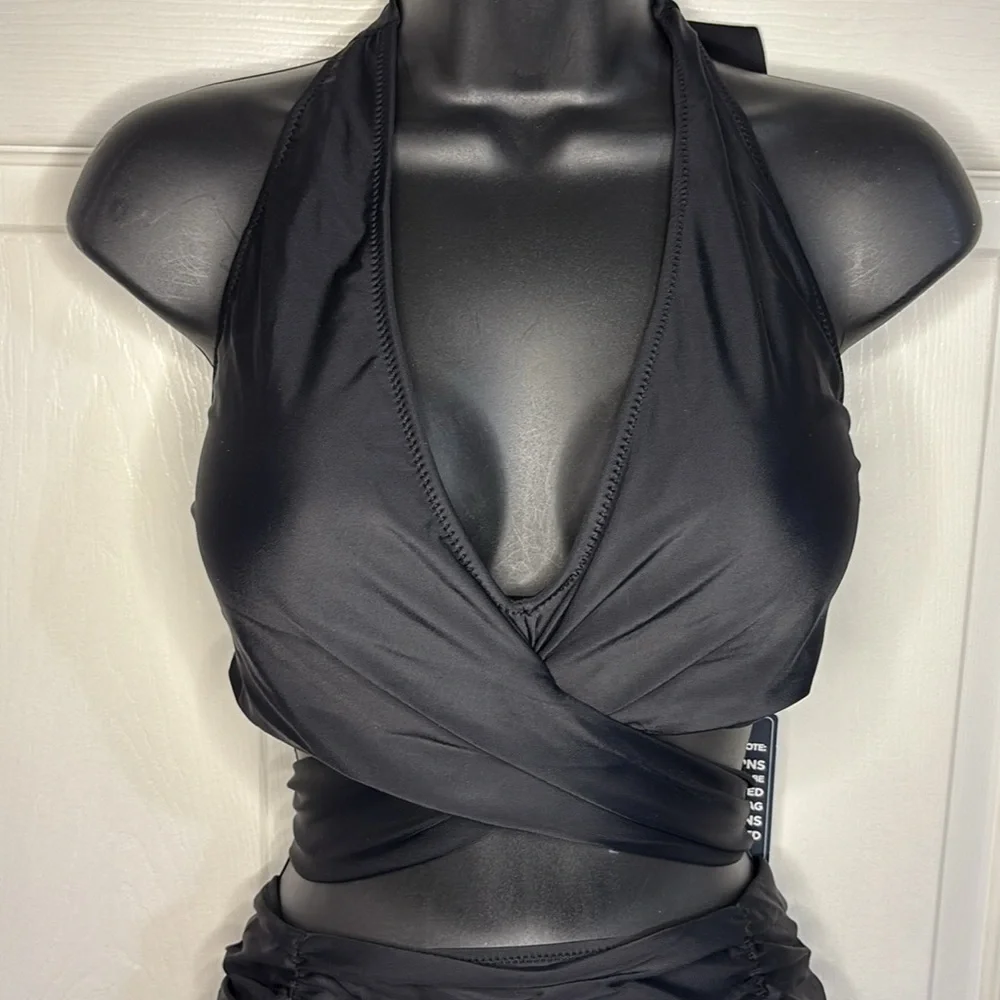 Blooming Jelly black two piece swim suit, size XXL, NWT. - Picture 2 of 16